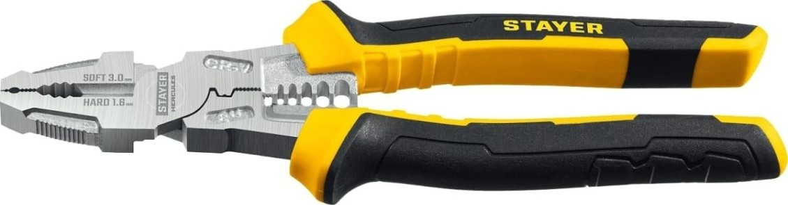 Плоскогубцы STAYER HERCULES 8-в-1, 200 мм [22031]