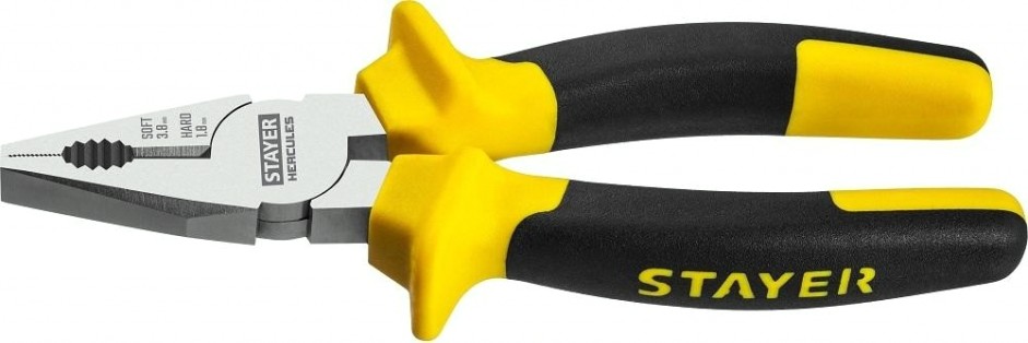 Плоскогубцы STAYER HERCULES professional 2203-1-18, 180мм [2203-1-18_z03]