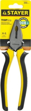 Плоскогубцы STAYER TOPGrip комбинированные 200мм, [2205-1-20_z02]