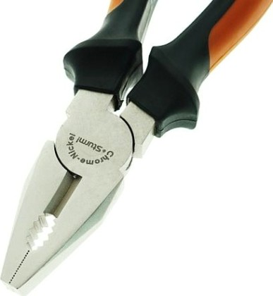 Плоскогубцы Sturm 1020-01-1-200 особо прочные губки, 2-х комп. рукоятки, 200мм