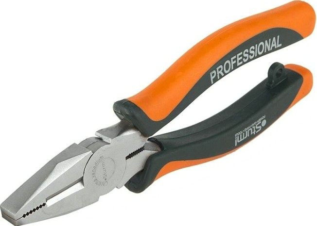 Плоскогубцы Sturm 1020-02-1-180 2-х комп. рукоятки, 180 мм Плоскогубцы Sturm 1020-02-1-180 2-х комп. рукоятки, 180 мм