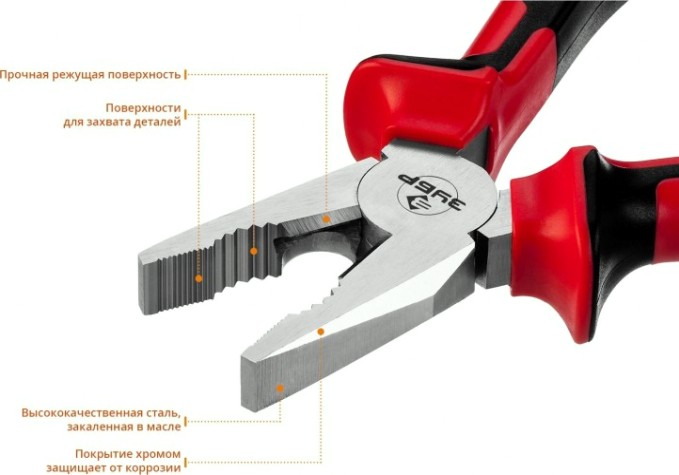 Плоскогубцы ЗУБР МАСТЕР 180 мм комбинированные [22024-1-18_z01]
