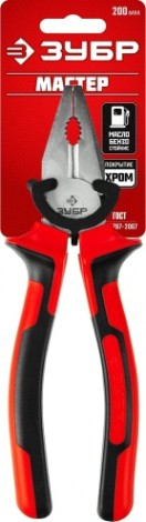 Плоскогубцы ЗУБР МАСТЕР 200 мм комбинированные [22024-1-20_z01]