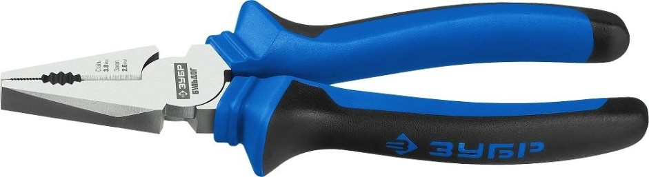 Плоскогубцы ЗУБР ПРОФЕССИОНАЛ БУЛЬДОГ 180 мм комбинированные эксцентр.располож.шарнира [2201-1-18_z02]