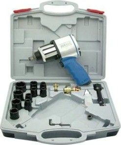 Пневмогайковерт SUMAKE ST-М3007K с набором головок [8095020]