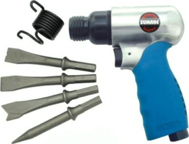 Пневмомолоток SUMAKE ST-M3008/H в комплекте 4 зубила [8200000]