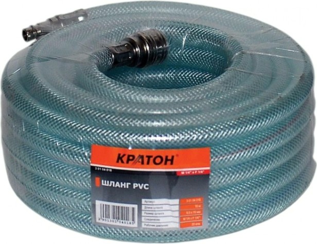 Пневмошланг КРАТОН PVC 10 м [3 01 04 018]
