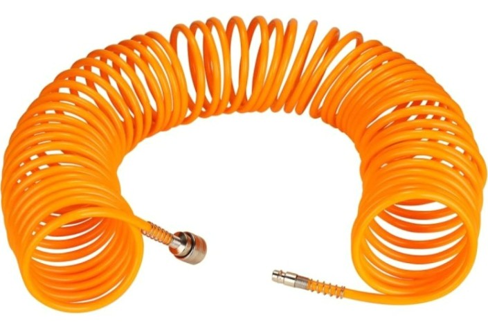 Пневмошланг спиральный DEKO DKAH15 (15 м, 8х5 мм) [018-0919]