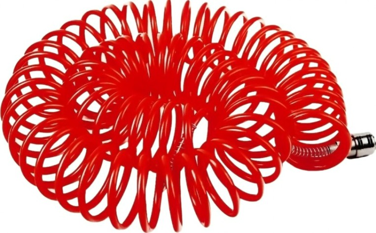 Пневмошланг спиральный QUATTRO ELEMENTI 15 метров разъем euro [770-957]