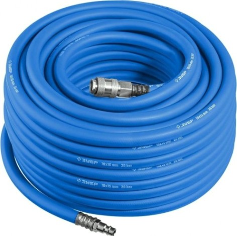 Пневмошланг ЗУБР 20м с фитингами рапид, 10х15 мм [6481-20]