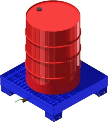 Поддон металлический Rusklad ПДБ 1 для бочек, г/п 500 кг без колес Поддон металлический Rusklad ПДБ 1 для бочек, г/п 500 кг без колес
