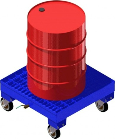 Поддон металлический Rusklad ПДБ 1 для бочек, г/п 500 кг колеса 160 мм Поддон металлический Rusklad ПДБ 1 для бочек, г/п 500 кг колеса 160 мм