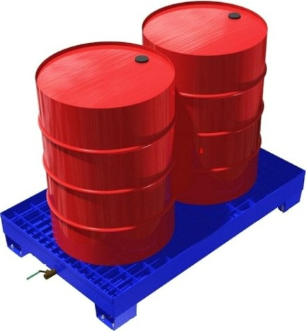 Поддон металлический Rusklad ПДБ 2 для бочек, г/п 500 кг без колес Поддон металлический Rusklad ПДБ 2 для бочек, г/п 500 кг без колес