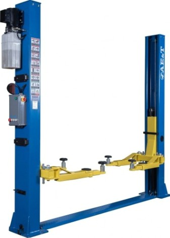 Подъемник автомобильный AE&T T4B 2-хстоечный 4 т 380 В (с электроразблокиратором) [T4B (380)]