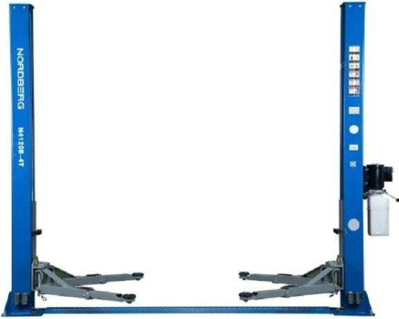 Подъемник автомобильный NORDBERG N4120B-4B двухстоечный 4 т (380В) синий [ЦБ-00008011]