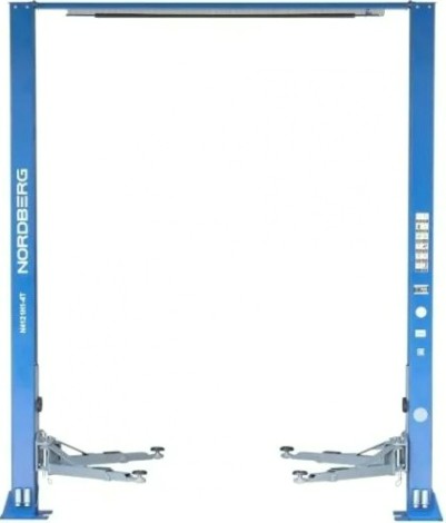 Подъемник автомобильный NORDBERG N4120H1E-4B 380v 2х стоечный 4т синий [ЦБ-00012291]