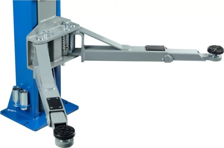 Подъемник автомобильный NORDBERG N4120HE-4B 380v 2х стоечный 4т с электростопорами (синий) [ЦБ-00012292]