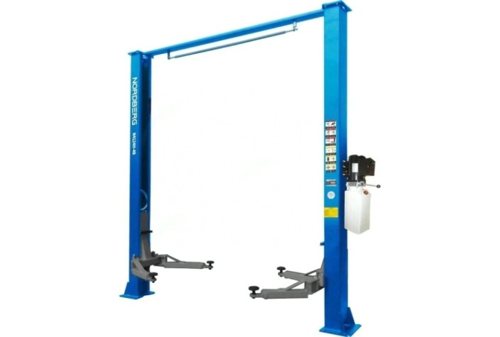 Подъемник автомобильный NORDBERG N4124H-4B_220 2-стоечный 4 т с верхней синхронизацией [ЦБ-0011301]