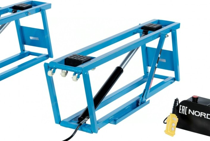 Подъемник автомобильный NORDBERG N633-2,5 ножничный 2,5т, портативный, 220в [ЦБ-0008616]