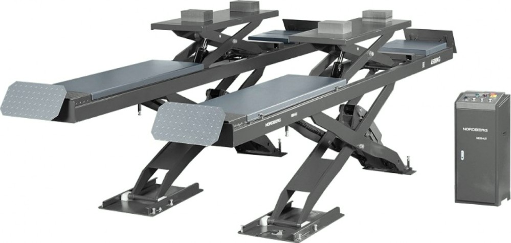 Подъемник автомобильный NORDBERG N635-4,5G ножничный для сх-разв 4,5т, 380в, 2 уровня (с авар [ЦБ-00019736]