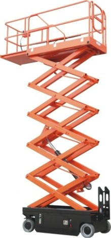 Подъемник ножничного типа GROST SPX S3-6000 самоходный (6 м/300 кг, 12В) 102767 [102767]