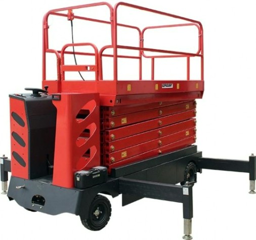 Подъемник ножничного типа самоходный GROST Sky 0.5 - 9 с аккум. электродв. и электропод.200023 [200023]