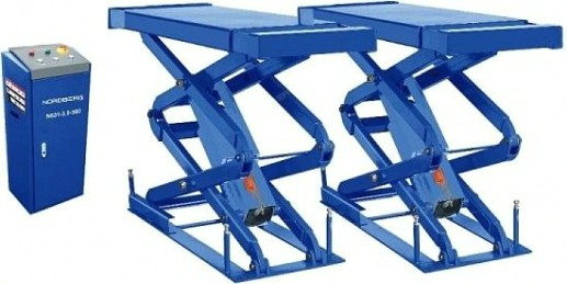 Подъемник ножничный NORDBERG N631-3,5_380 (SUV) с встроенными адаптерами для SUV авто, 3,5 т, 380В [ЦБ-00010059]