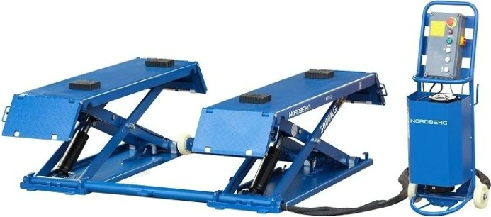 Подъемник ножничный NORDBERG N632-3B грузоподъемность 3 т, 220В [ЦБ-00008173]