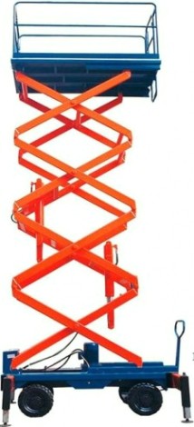 Подъемник ножничный передвижной TOR SJY (11 м/300 кг, 380 В) 2150311 [2150311]