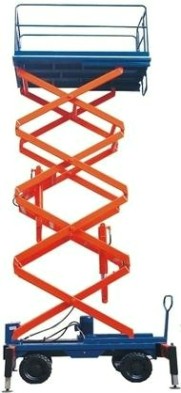 Подъемник ножничный передвижной TOR SJY (12 м/300 кг, 380 В) 2150312 [2150312]