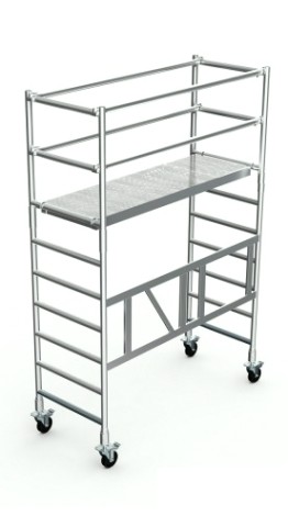 Подмости алюминиевые Sarayli складные 2 м [8802-D]