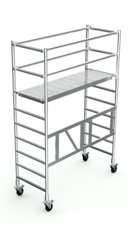 Подмости алюминиевые Sarayli складные 3 м [8803-D]