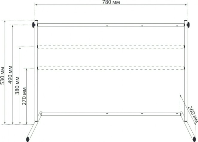 Подставка для фитосветильников GLANZEN STD-0003-076 и фитоламп, металлическая Подставка для фитосветильников GLANZEN STD-0003-076 и фитоламп, металлическая