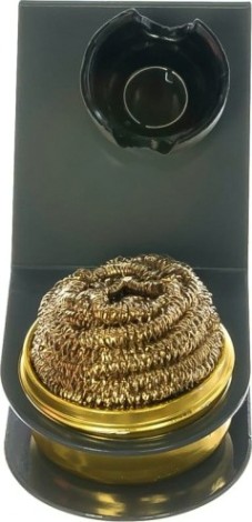 Подставка для паяльника REXANT + стружка для очистки жала 12-0309 [12-0309]