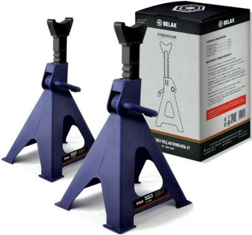 Подставка опорная под автомобиль БелАК PREMIUM грузоподъемность 6 т, комплект из 2-х штук [BAK.39006]