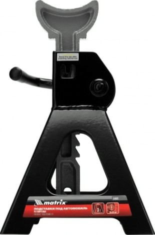 Подставки под автомобиль MATRIX 3 т регулируемые, h подъема 295-425 мм, 2 шт. [51623]