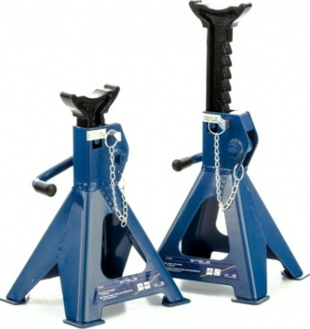 Подставки под автомобиль STELS 2 т регулируемые, h подъема 280-420 мм, 2 шт. [51621]