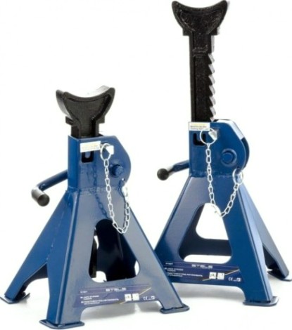 Подставки под автомобиль STELS 3 т регулируемые, h подъема 280-430 мм, 2 шт. [51627]