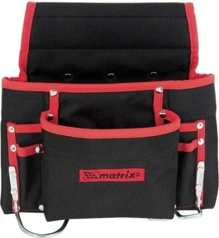 Подсумок поясной MATRIX 8 карманов держатель для молотка и клещей 90242 [90242]