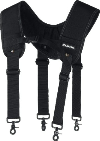 Подтяжки KRAFTOOL KS-1 регулируемые, 4 точки крепления [38765]