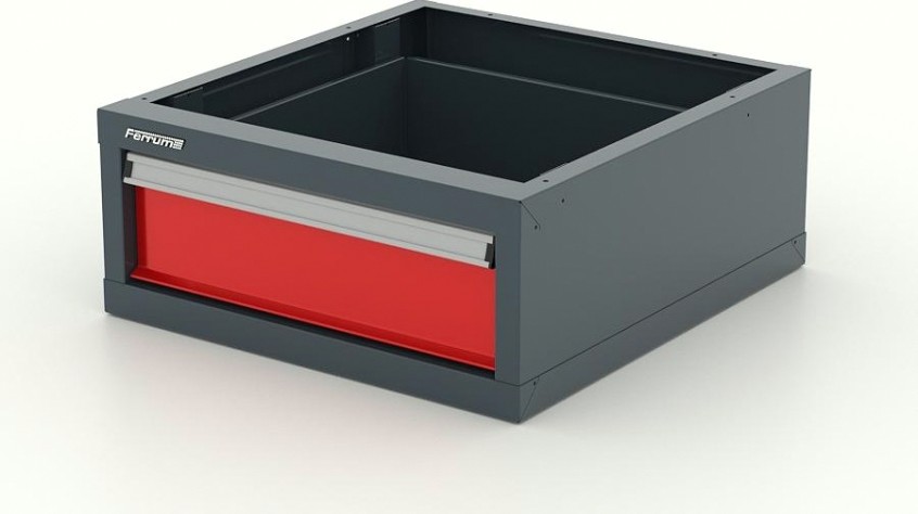 Подвесной ящик для верстака FERRUM "PREMIUM" 565х600х235 h мм (красный/серый) 15.101 [15.101]