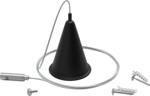 Подвесы GAUSS TR119 комплект для трековых шинопроводов цвет черный