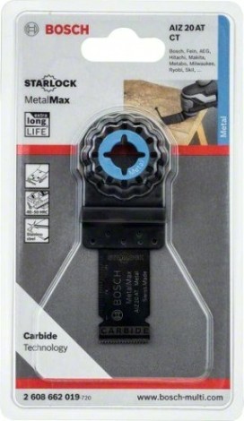Погружное пильное полотно BOSCH HM 40х20 мм AIZ 20 AT [2608662019]