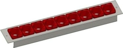 Полка для шкафа FERRUM 08.3000-SK с 9 ложементами BT50 [08.BT50-WT]