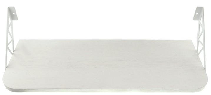 Полка EMBODIMENT EMB-SHF-WW-HAW деревянная, настенная, белая Полка EMBODIMENT EMB-SHF-WW-HAW деревянная, настенная, белая