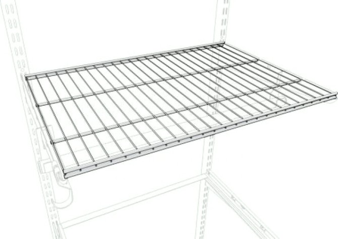 Полка сетчатая ТИТАН-GS 463х306 мм (белая) [ЦБ000007616]