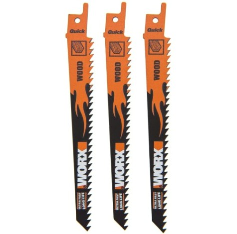 Полотна для сабельной пилы Worx WA8010.3 по дереву 150 мм Полотна для сабельной пилы Worx WA8010.3 по дереву 150 мм
