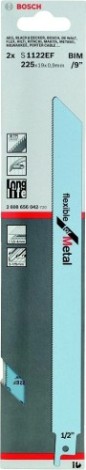 Полотна для сабельных пил BOSCH S1122EF (уп.2шт) [2608656042]