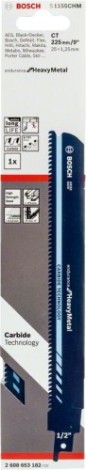 Полотна для сабельных пил BOSCH S1155CHM endurance for HeavyMetal [2608653182]