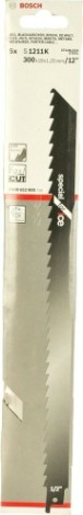 Полотна для сабельных пил BOSCH S1211K (уп.5шт) Special for Ice [2608652900]